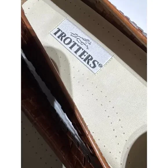 New Trotters Women's Size 13N Narrow Brown Leather Loafers Comfort Shoes - Picture 7 of 10